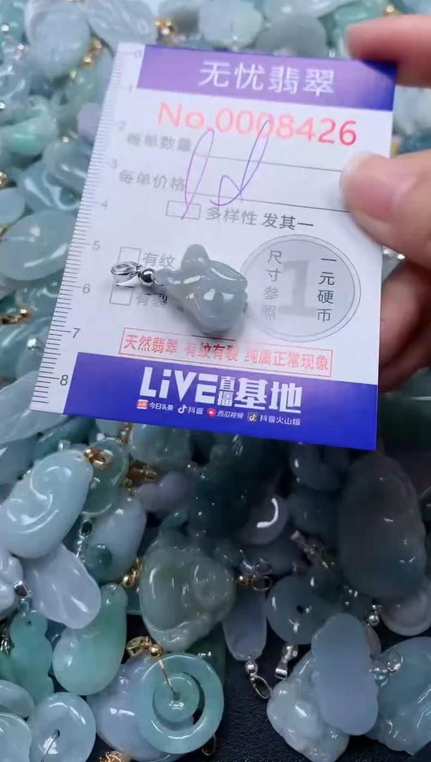 颈饰未镶嵌翡翠8426