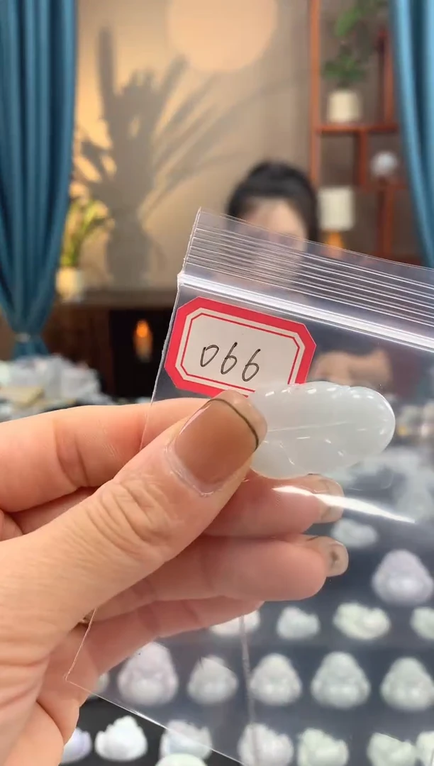 翡翠银S925镶嵌吊坠(赠链)叶子066