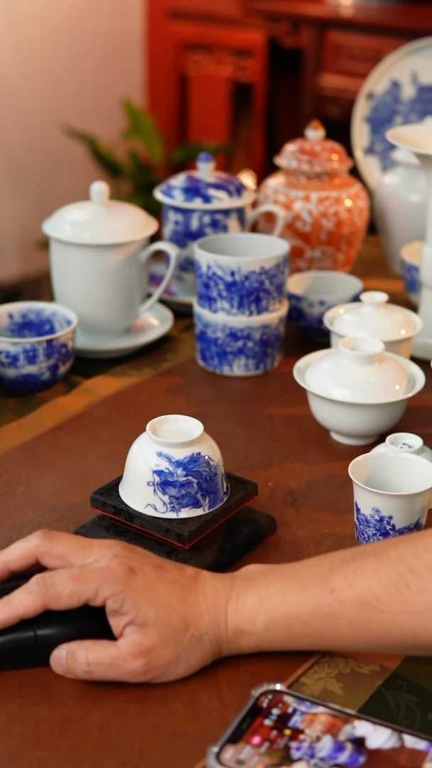 手工手绘盖權甜白