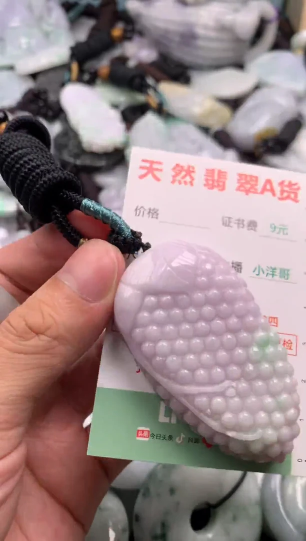 翡翠未镶嵌吊坠(不含链)1