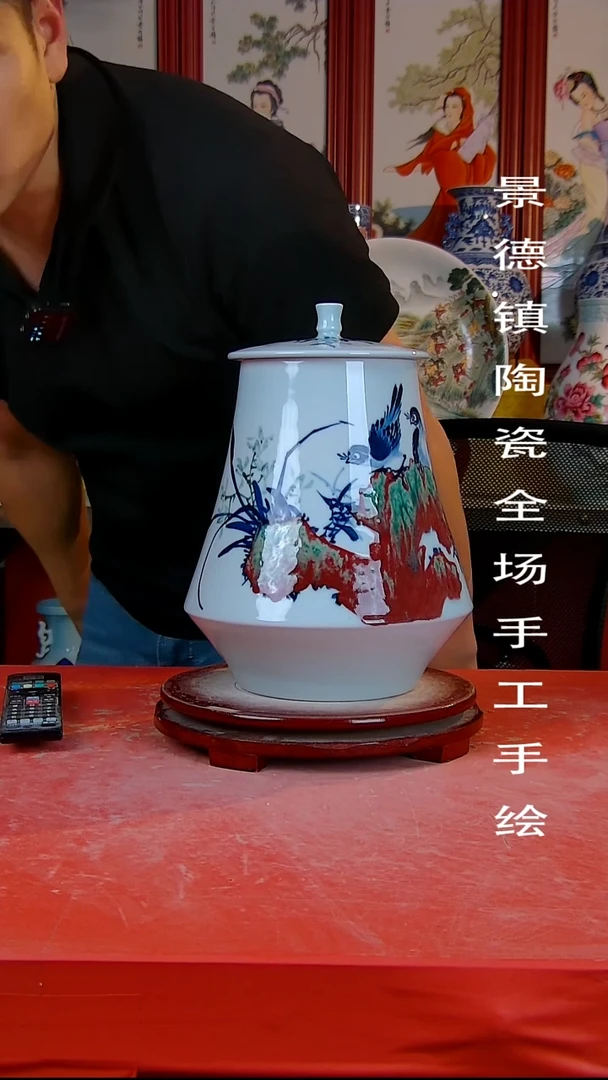 摆件景德镇陶瓷 全场手工手绘
