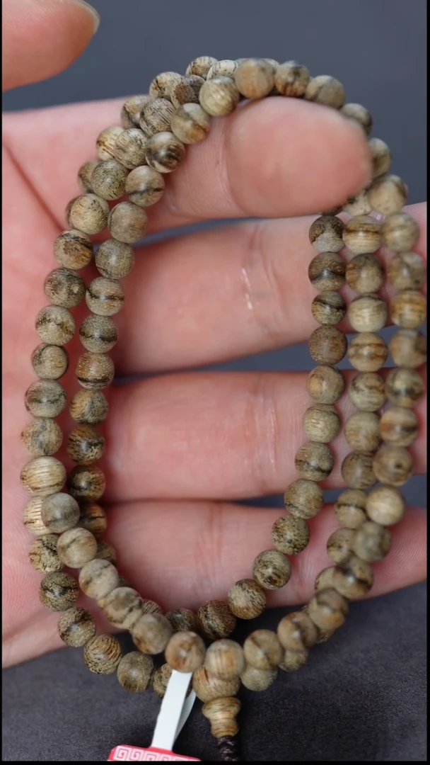 【闪购商品】沉香手串马尼拉涝0.6多圈虎斑