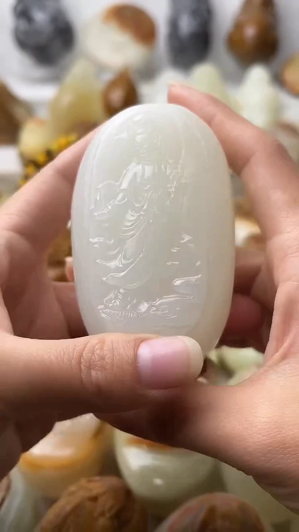 石材古青石棉纹正常不退换观音