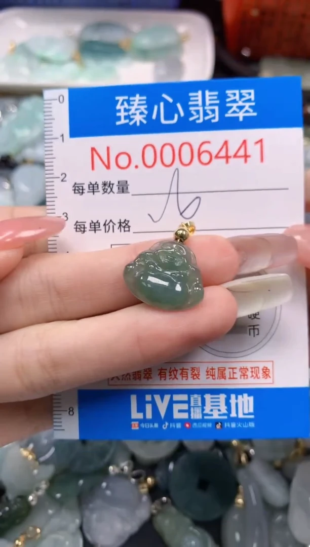 翡翠未镶嵌颈饰6441