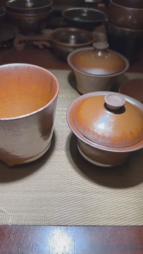 【闪购商品】茶盏通天龙窑柴烧建盏