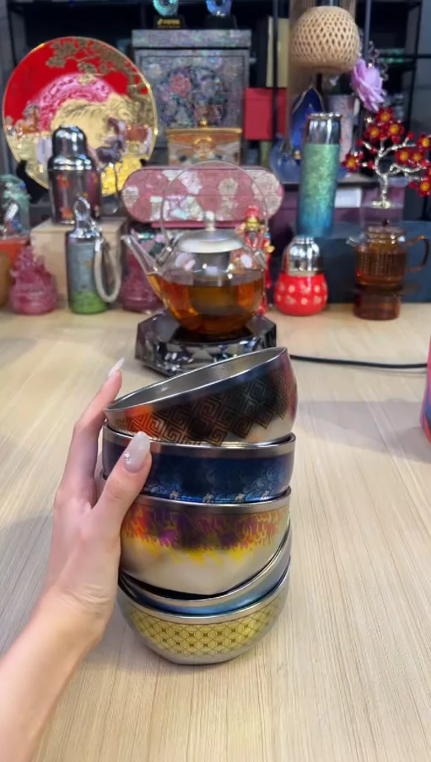 88纯钛彩碗-五行