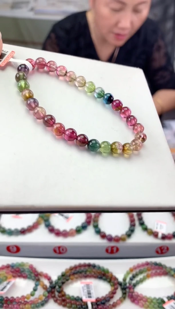 未镶嵌手串碧玺多样性发一条