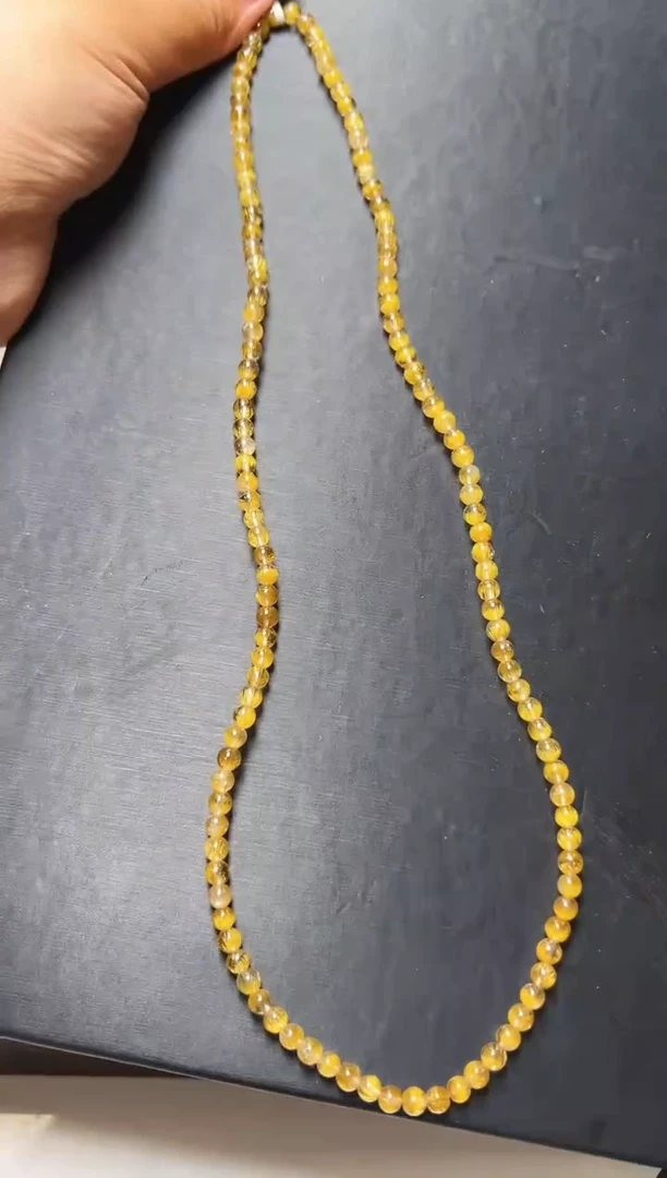 水晶手串未镶嵌黄超多圈手串4m+ JP51213