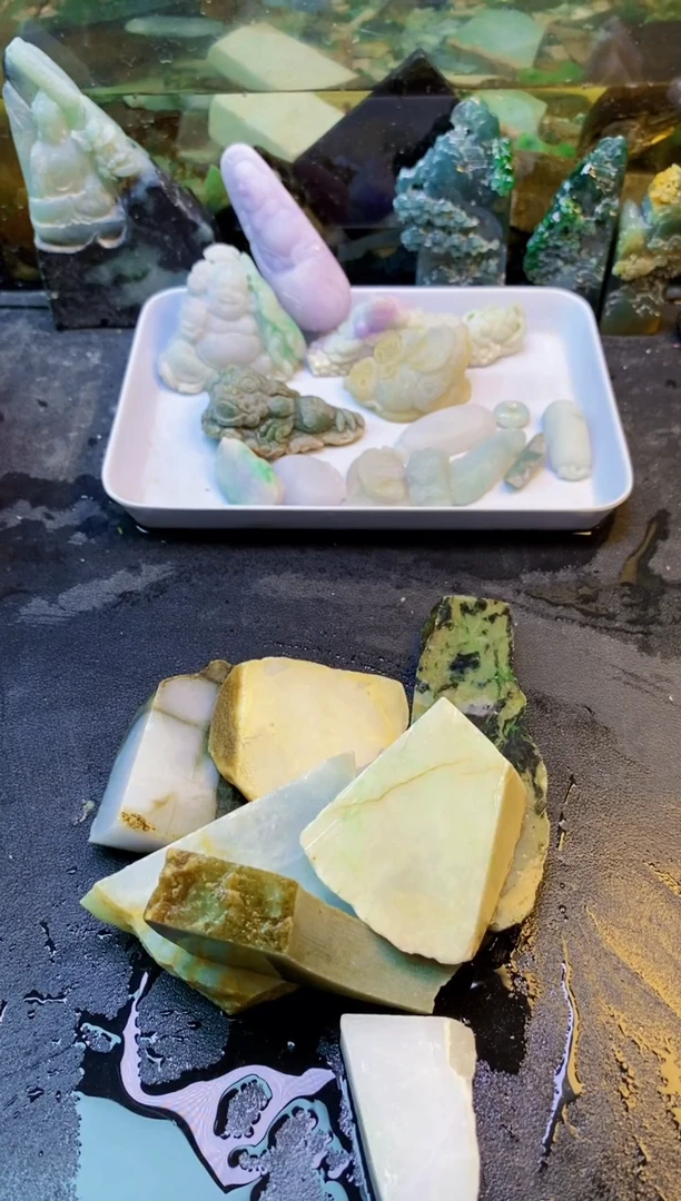 未镶嵌挂件翡翠天然翡翠064