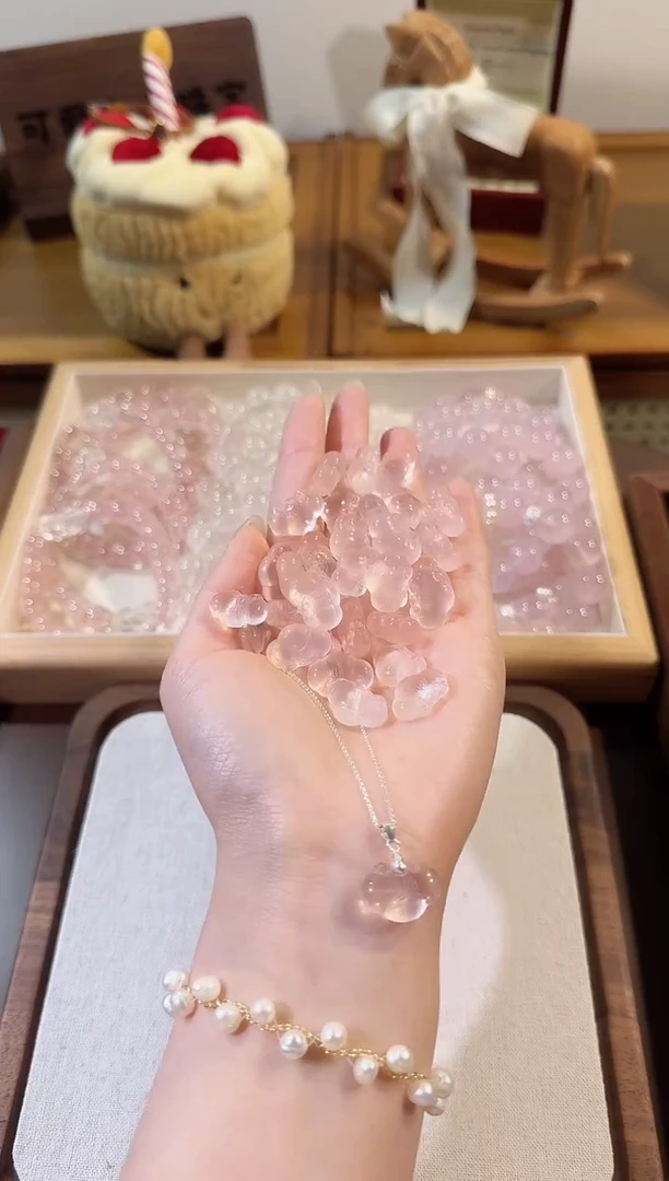 【闪购商品】水晶手链银S925镶嵌D77 如意项链带链子925银