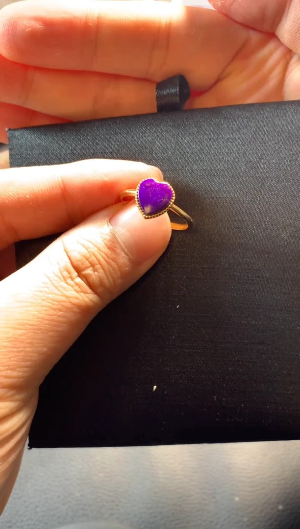 【闪购商品】苏纪石（舒俱来）戒指银S925镶嵌舒俱来