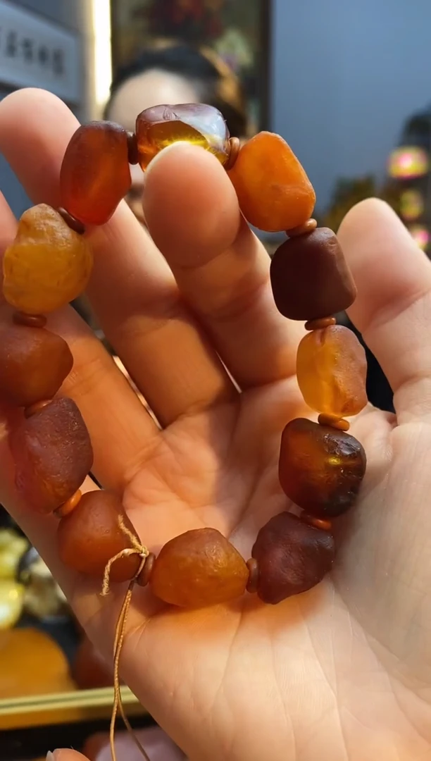 手链琥珀未镶嵌手串