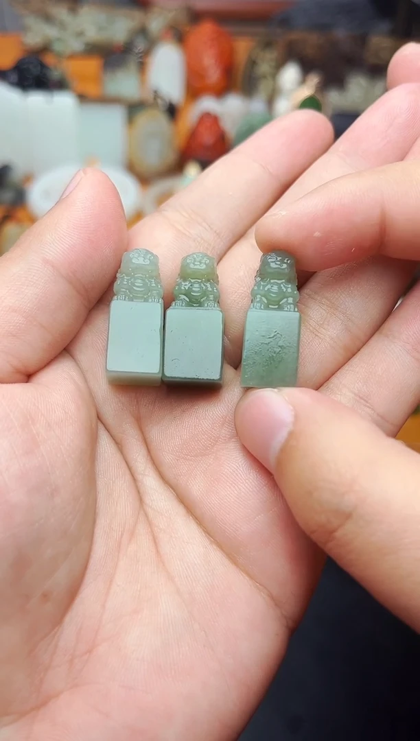 【闪购商品】和田玉摆件未镶嵌印章多样性拍一发一01