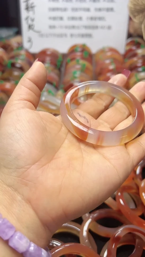 【闪购商品】玛瑙/玉髓手镯未镶嵌30