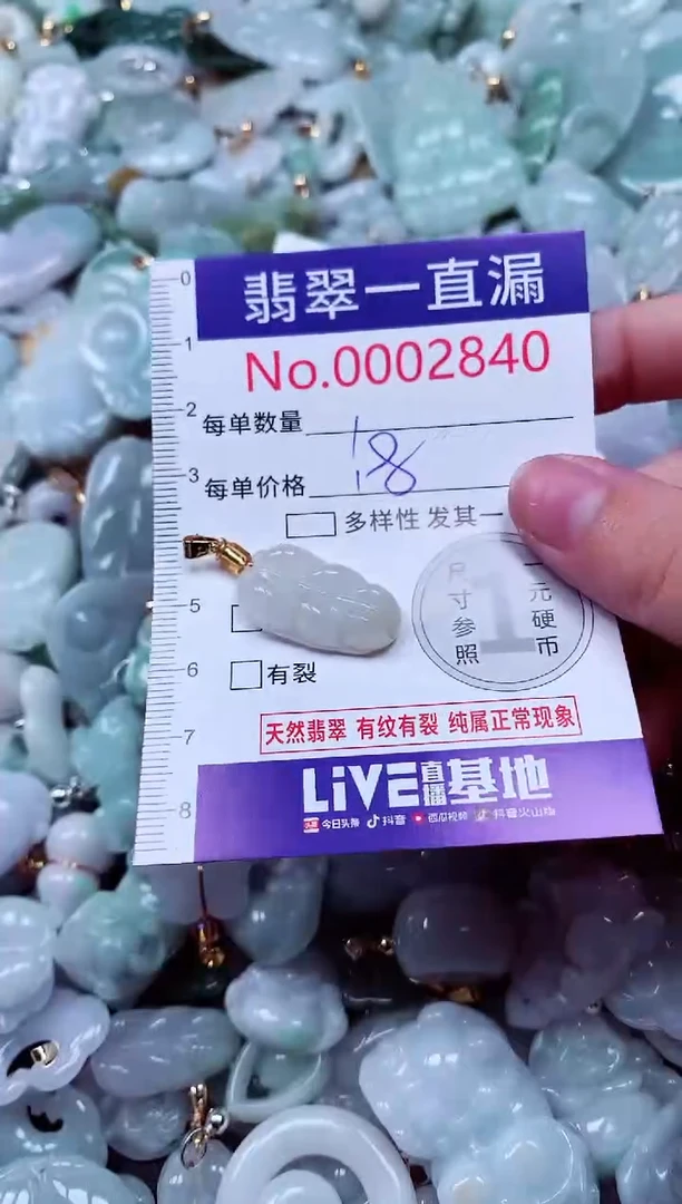 吊坠(不含链)未镶嵌翡翠2840