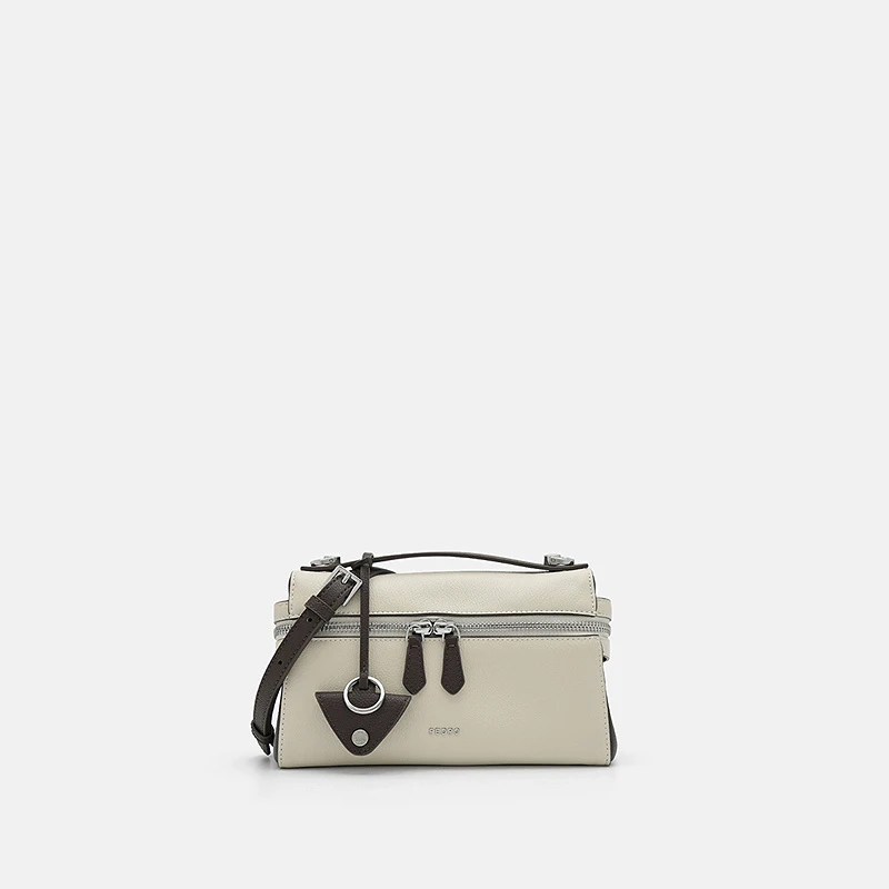 PEDRO牛皮斜挎包25秋季新款麂致系列时尚拉链小方包PW2-75210181