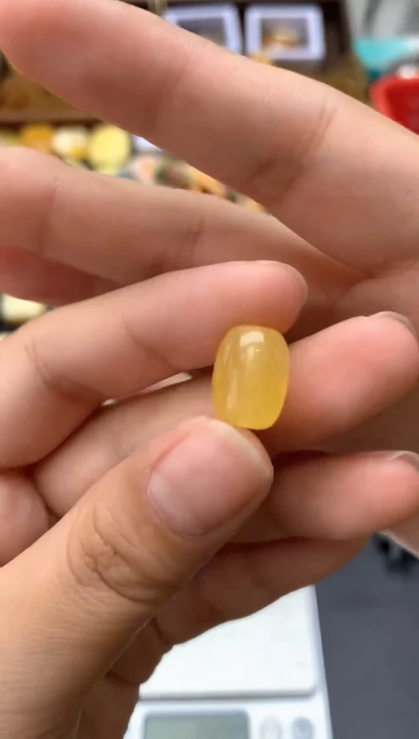 【闪购商品】琥珀珠宝奇石未镶嵌024琥珀蜜蜡花粉冰花小坑介意勿拍