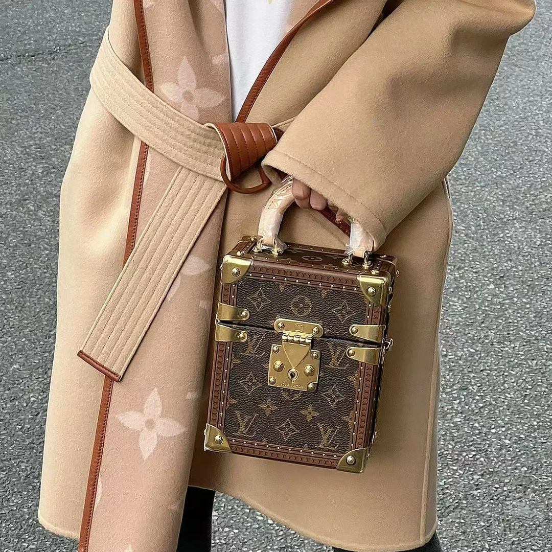 99新 LouisVuitton/路易威登 坤球奢选lv23秀款硬箱盒子包