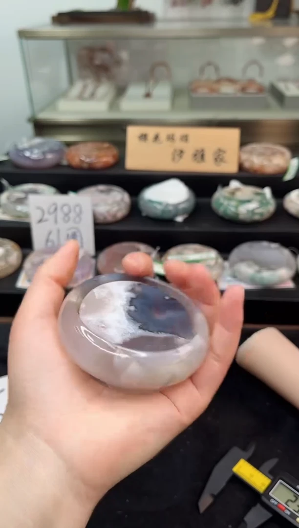 未镶嵌手镯石英质玉63圈口（赠品镯心）386405