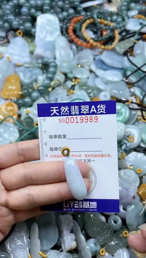 颈饰未镶嵌翡翠019989