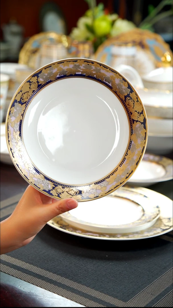 瓷片8英寸菜盘   1个