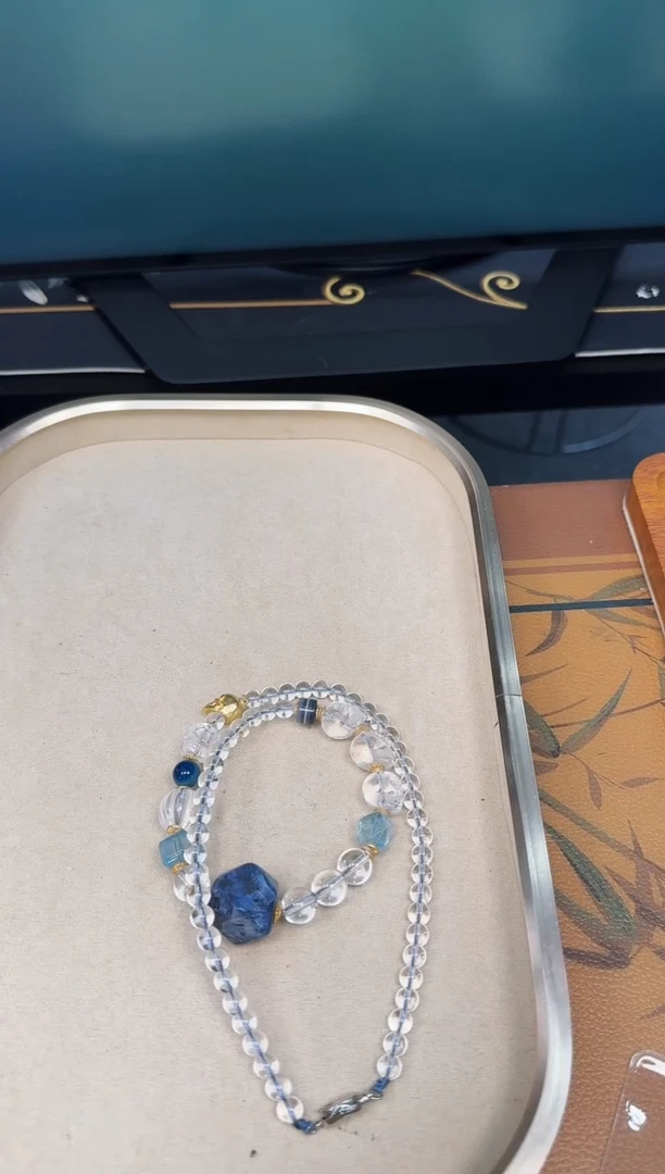 【闪购商品】水晶J项链未镶嵌DIY多样式随机发一