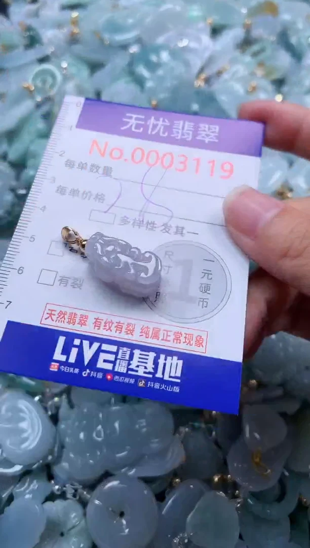 颈饰未镶嵌翡翠3119