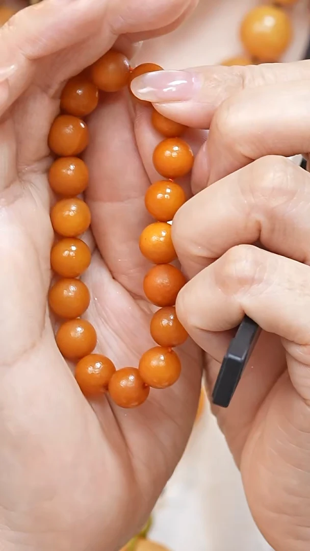 蜜蜡颈饰未镶嵌4352天然蜜蜡珠宝奇石云端妖孽石膏蜡全部保真