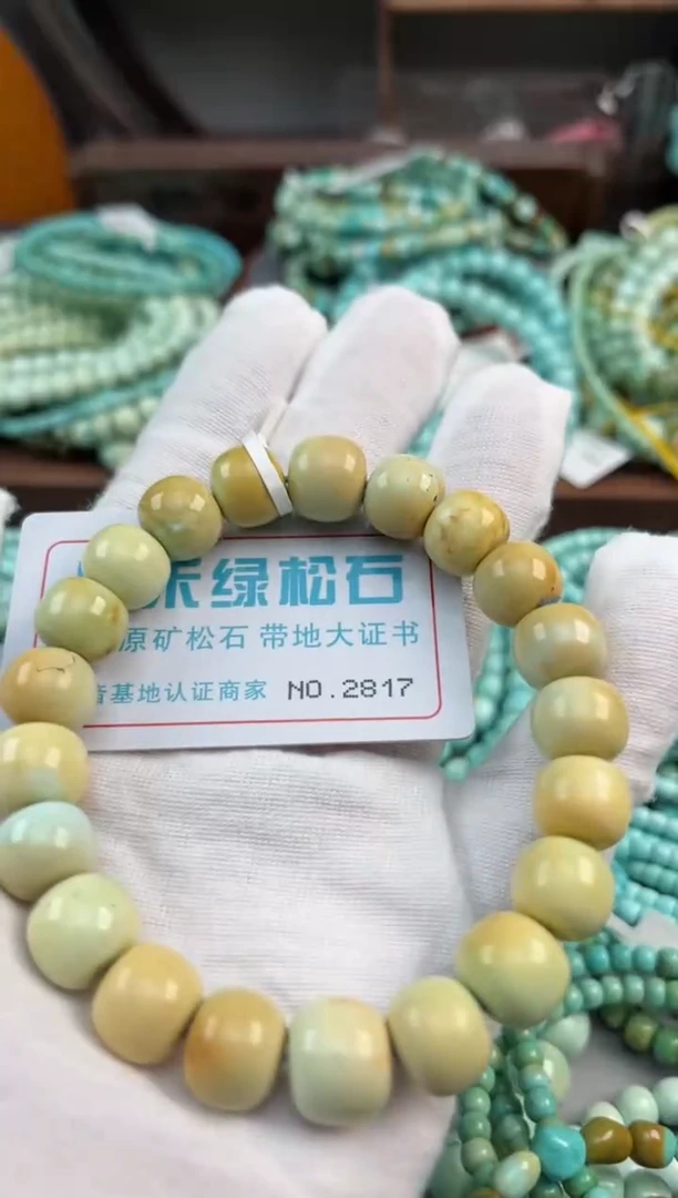 未镶嵌绿松石松石2817