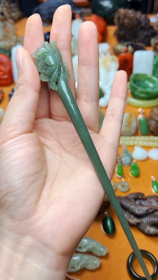 【闪购商品】和田玉发饰未镶嵌发簪