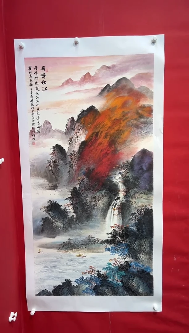 国画画家陆远华纯手绘原作