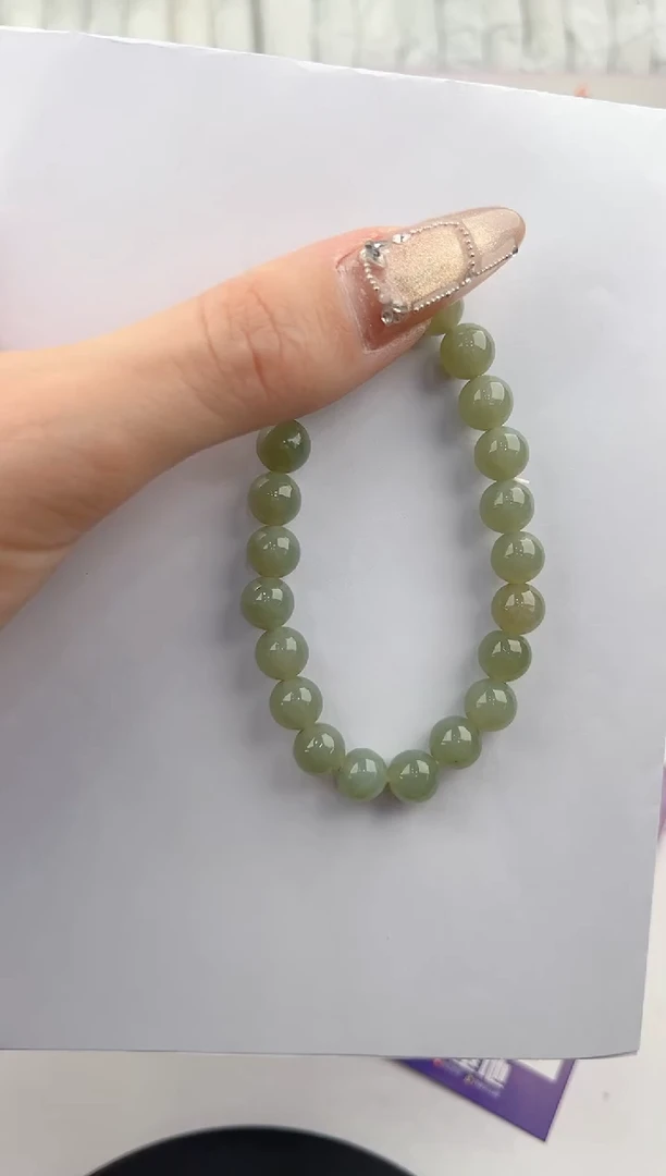 【闪购商品】和田玉手链未镶嵌1颜色微差无瑕疵