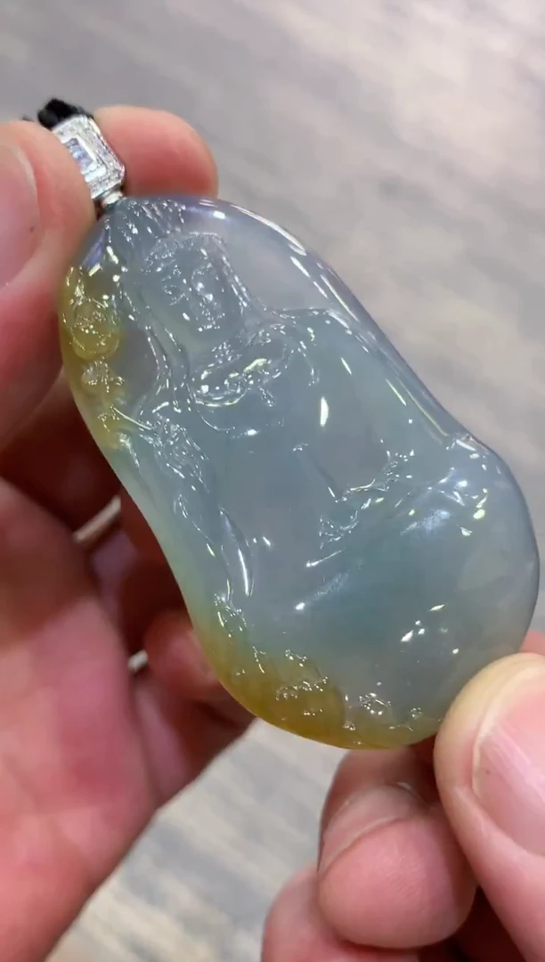 颈饰未镶嵌翡翠天然A货翡翠