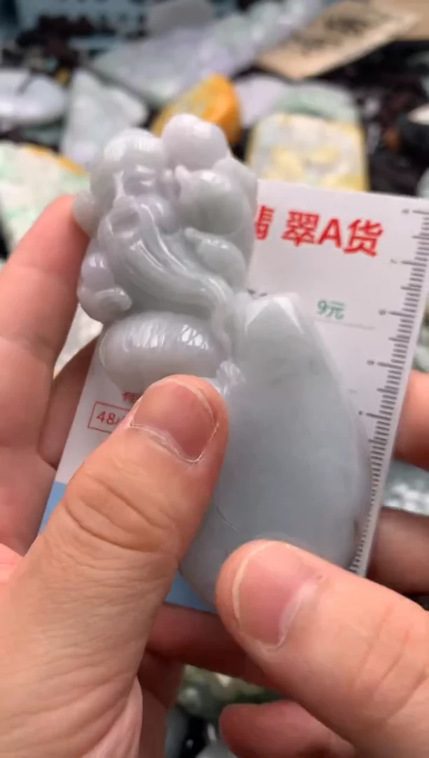 翡翠未镶嵌吊坠(不含链)1