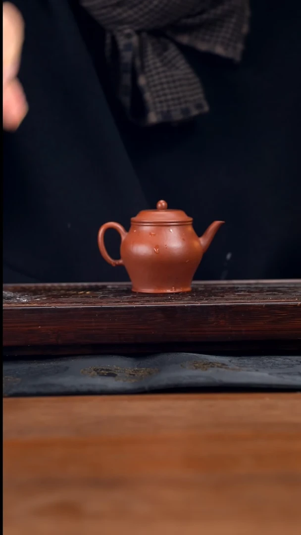 【闪购商品】紫砂茶壶黄龙山原矿朱泥翁型壶4