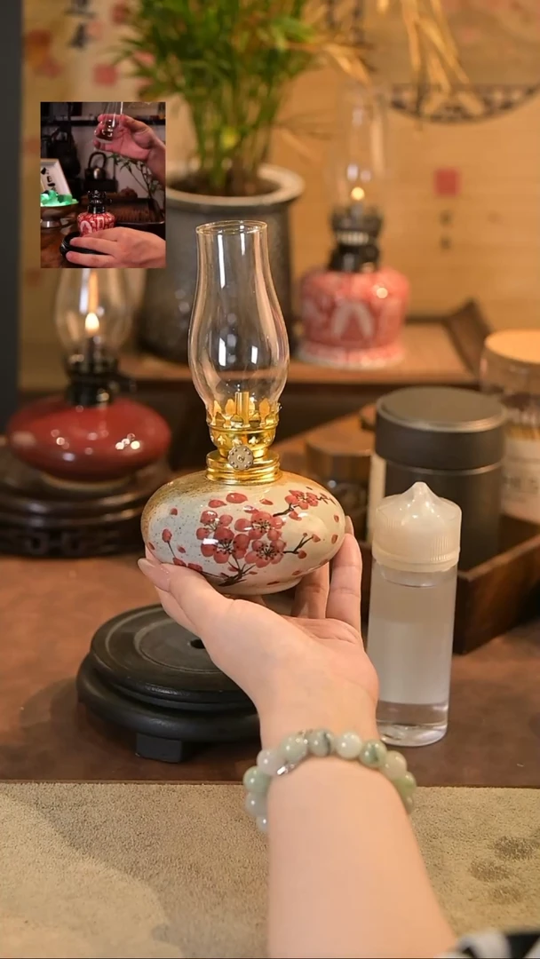 陶瓷景德镇陶瓷香薰灯摆件