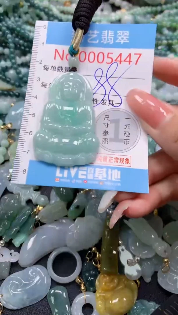 翡翠未镶嵌吊坠(不含链)5447