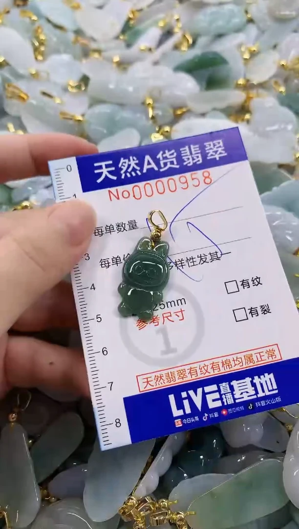 颈饰未镶嵌翡翠天然A货翡翠