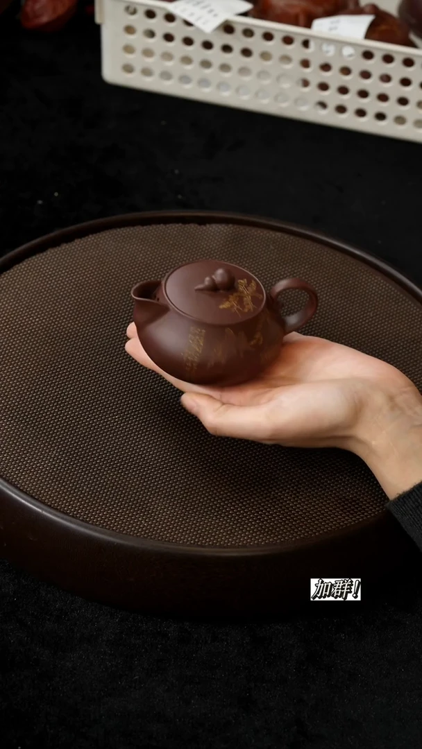 茶壶紫砂底槽清葫芦130cc