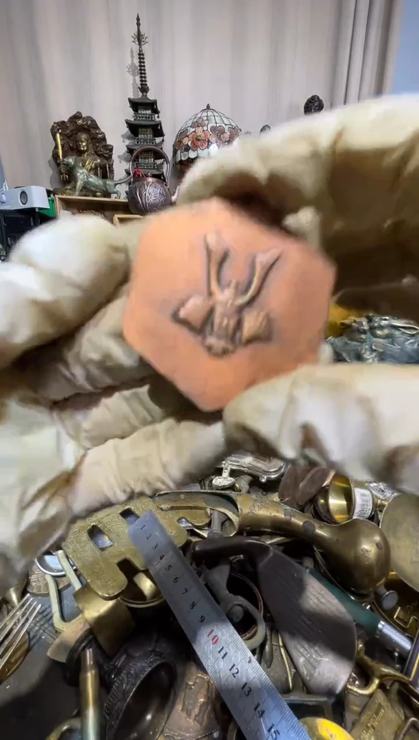 茶盏大阪中古铜器摆件230