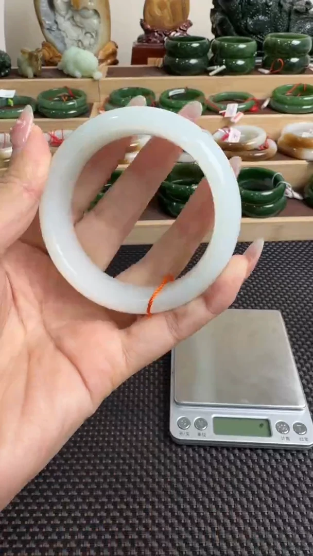 颈饰未镶嵌和田玉手镯58