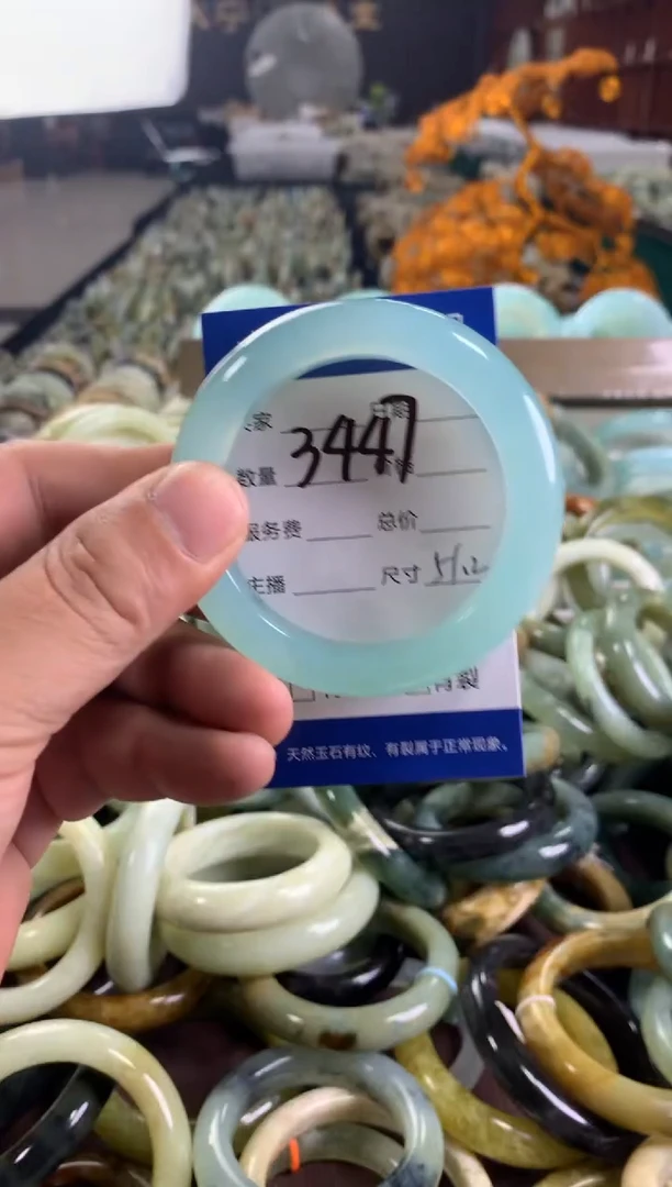 未镶嵌蛇纹石玉手镯3447