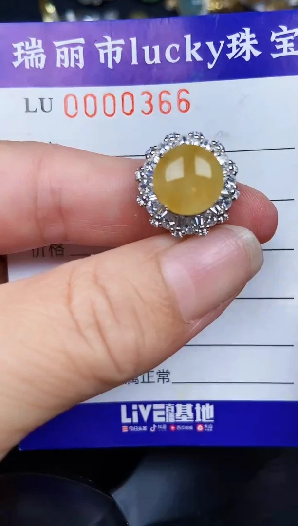 翡翠银S925镶嵌颈饰0366