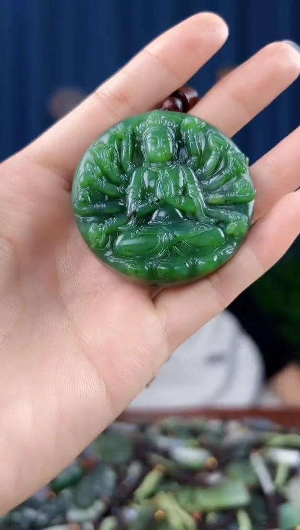 未镶嵌和田玉挂件拍一发一