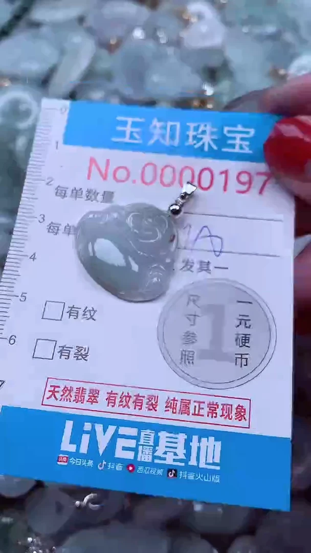 吊坠(不含链)未镶嵌翡翠197