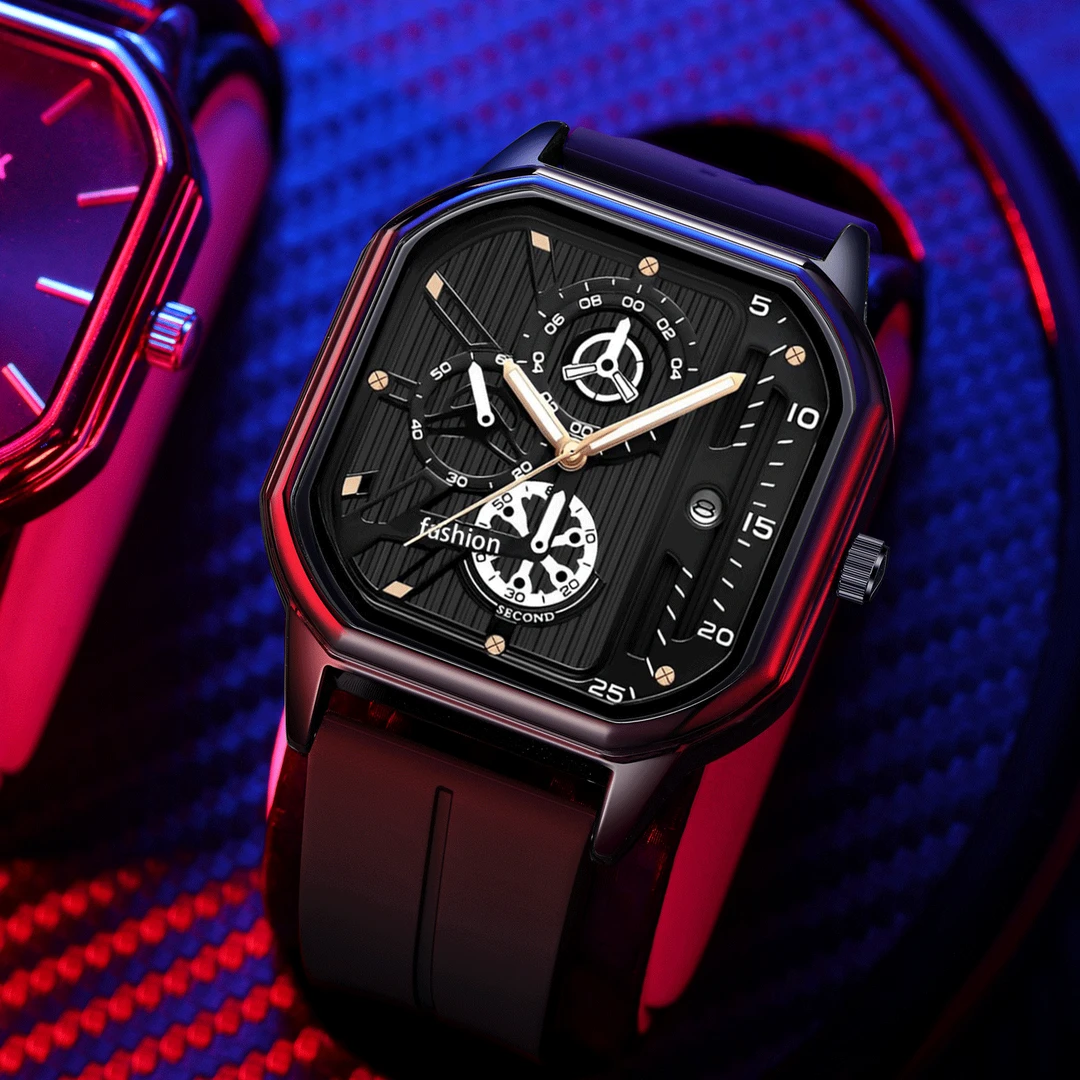 2025新款手表男款ins高颜值黑科技青少年帅气运动电子防水考试表