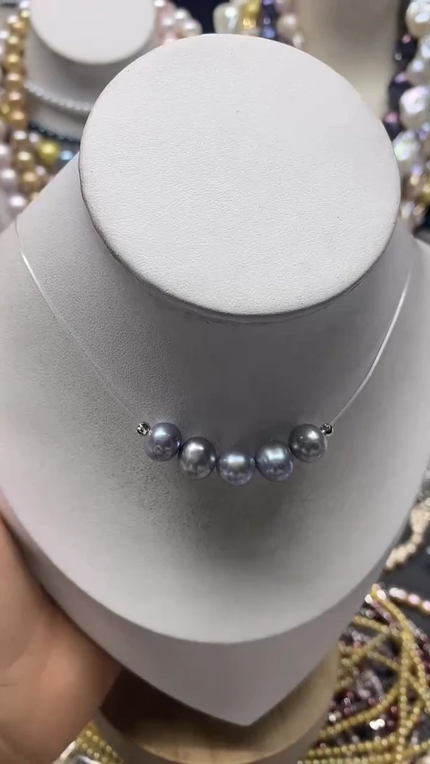颈饰未镶嵌淡水珍珠多人