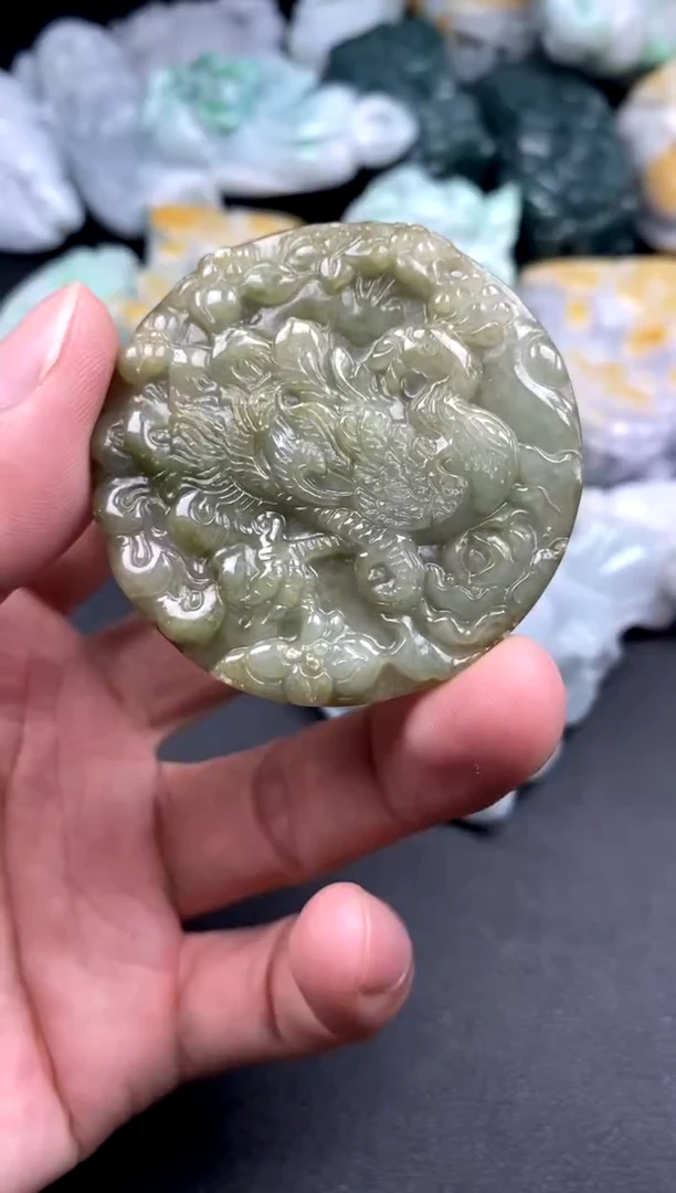 吊坠(不含链)未镶嵌翡翠1