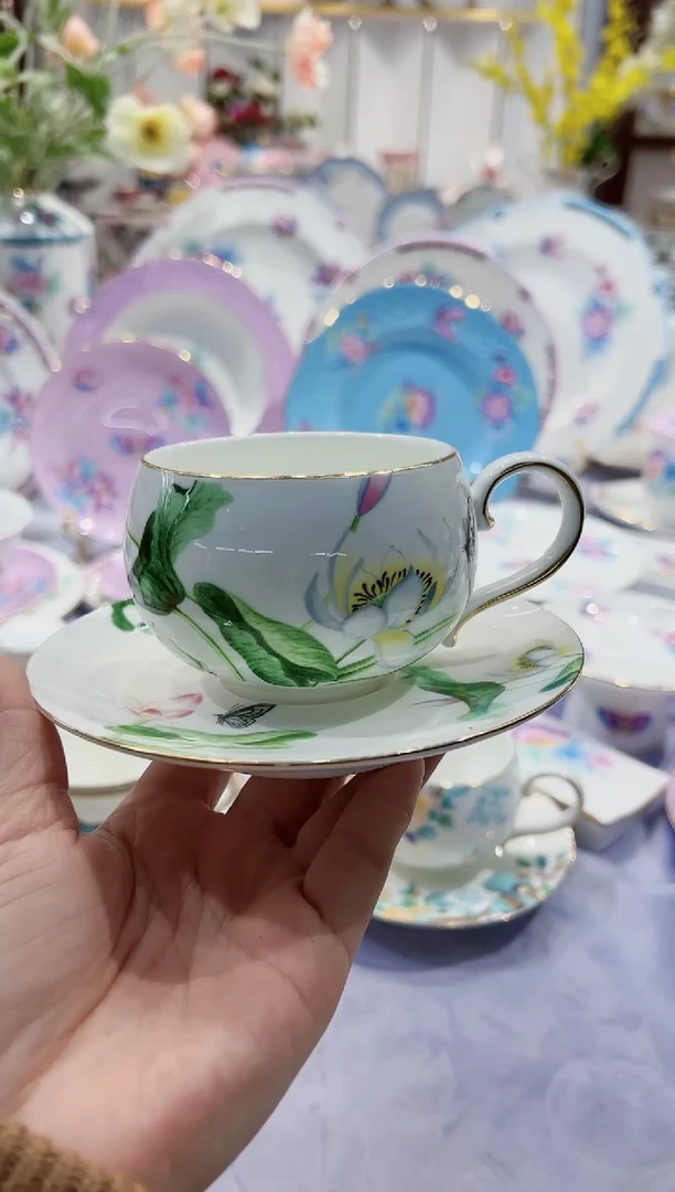 【闪购商品】骨瓷杯碟·