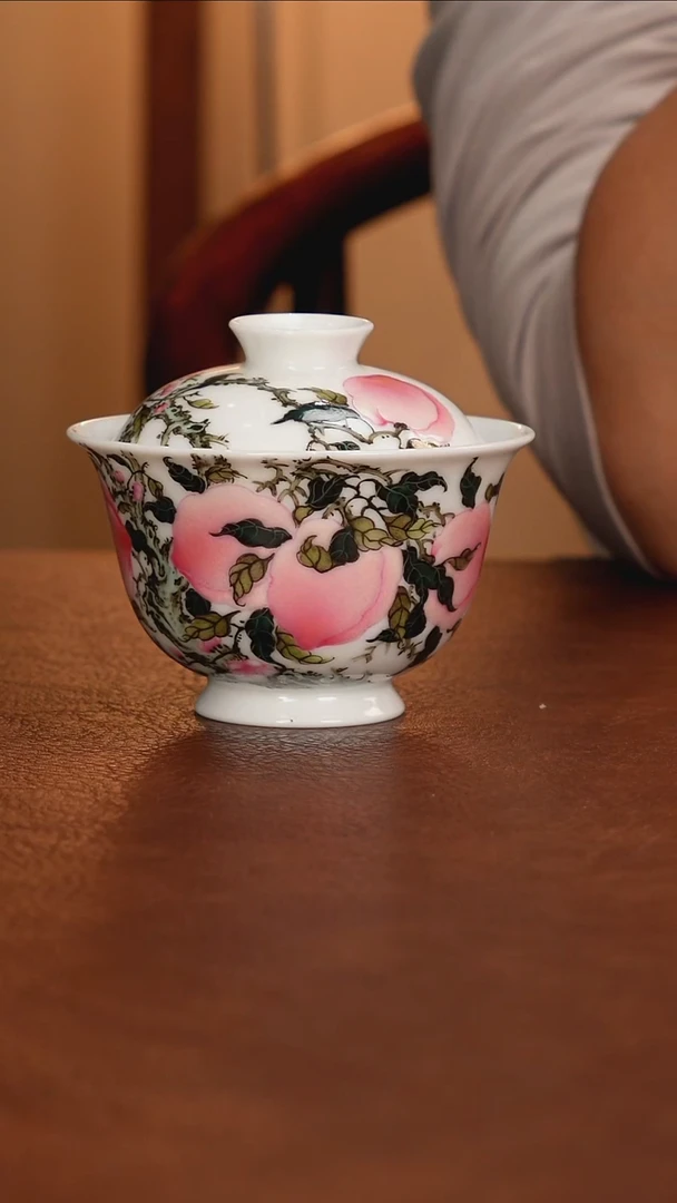 景德镇瓷器，青花瓷手绘茶具~